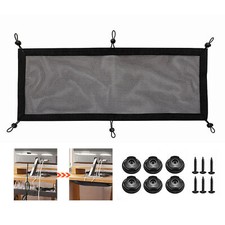 Cable Management Net Under Desk Kit, Cord Organizer Net for Office,Standing Desk