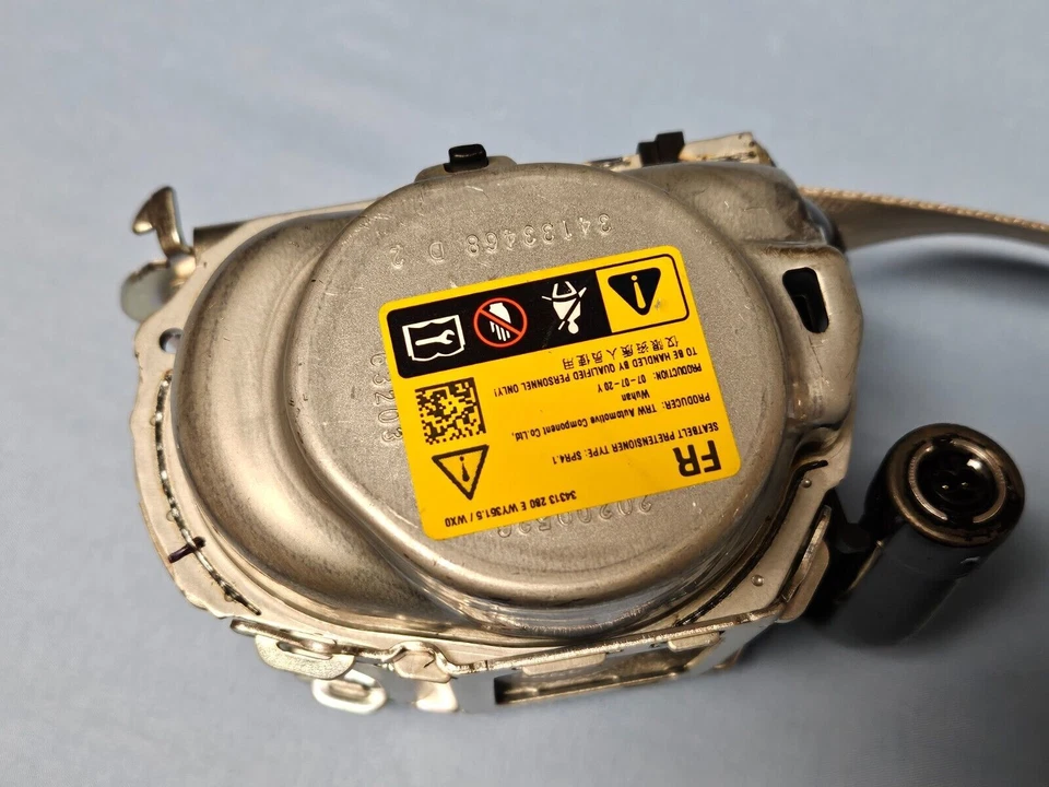 2021-2024 Nissan Rogue Front Passenger SeatBelt Retractor Pretensioner Beige OEM - Image 4 of 4