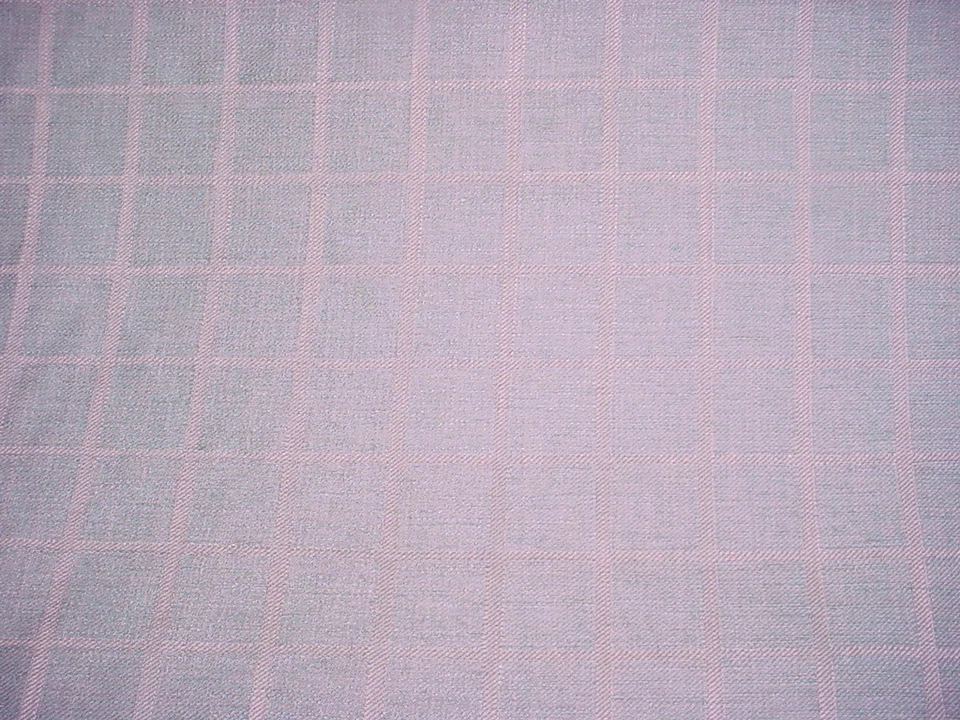 2-7/8Y Cowtan Tout 11152 Corsica Aqua Blue Textured Plaid Upholstery Fabric - Image 4 of 4
