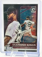 SANDY ALCANTARA 2022 PANINI OPTIC DIAMOND KINGS BLACK STARS 70/149 #19 JT