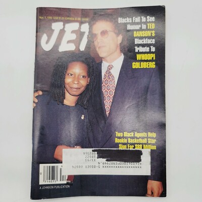 Jet Magazine Issue November 1 1993 Whoopi Goldberg Ted Danson 