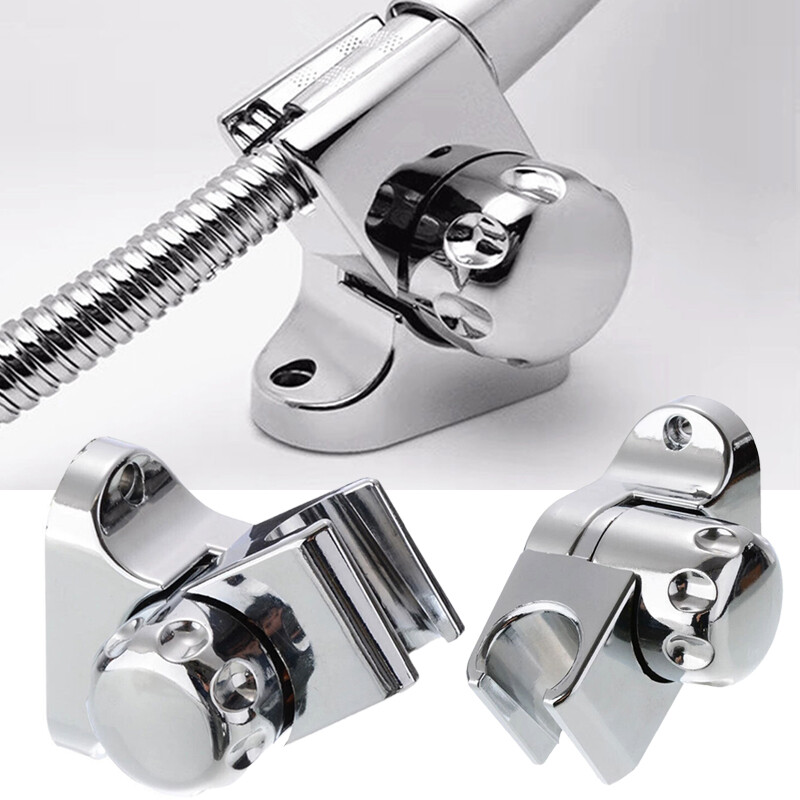 Adjustable Bracket Suction Shower Head Handset Holder Kit Bathroom Wall Mount