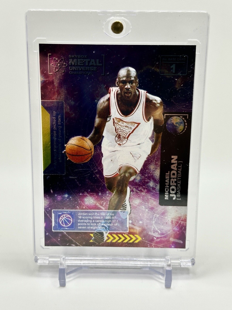 【MJサイン？】UD l Universe champions ! 2021 Skybox Metal Universe Champions Michael Jordan #1 🔥🔥 | eBay
