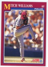 Mitch Williams 1991 Score Rookie &amp; Traded #27T Philadelphia Phillies