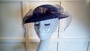 navy formal hat