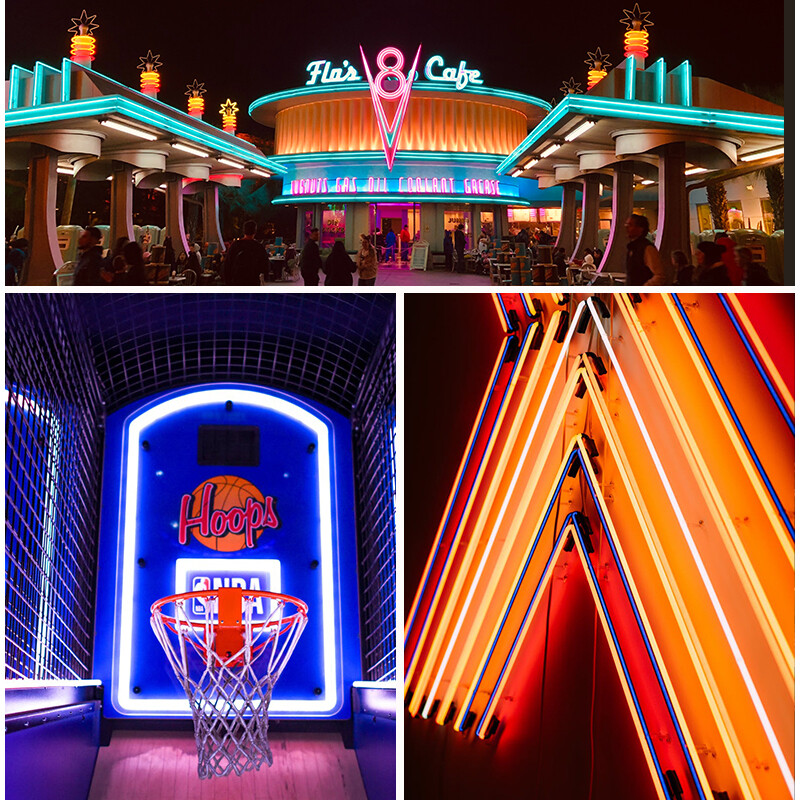100'ft Flexible LED Neon Rope Light Xas Roo Party Store Hoe Decor 100'ft Flexible LED Neon Rope Light Xas Roo Party Store Hoe Decor
