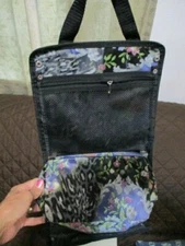 AVON "The Vintage Print Collection"  Cosmetic Bag 6" H x 9" L x 2" W  Polyester