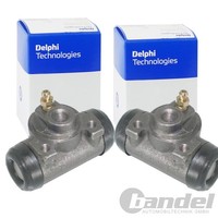 2X Delphi Radbremszylinder 21Mm Passend FüR Fiat Doblo Idea Panda Punto Lancia