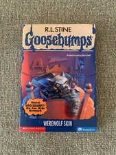 Very Good+ 1st print Goosebumps #60 Werewolf Skin w/att mask ~ R.L. Stine