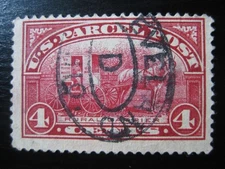 UNITED STATES Sc. #Q4 scarce used Parcel Post stamp! SCV $3.00