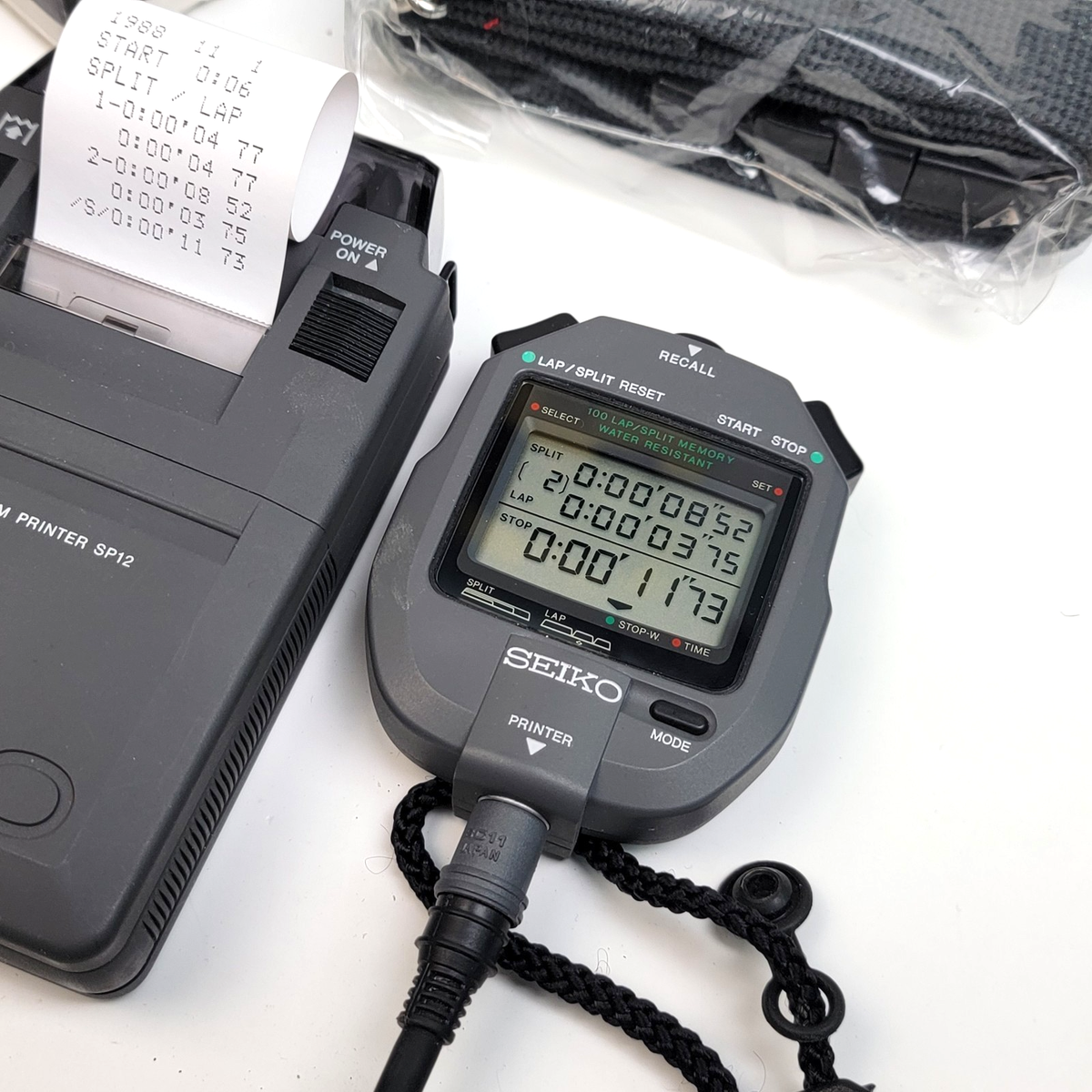 健康管理・計測計 SEIKO S120-4000 Digital Stopwatch 100Lap 健康管理