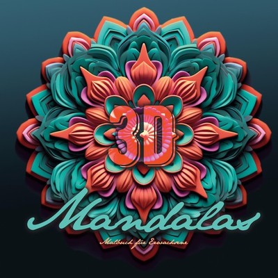 3D Mandalas Coloring Book for Adults Monsoon Publishing