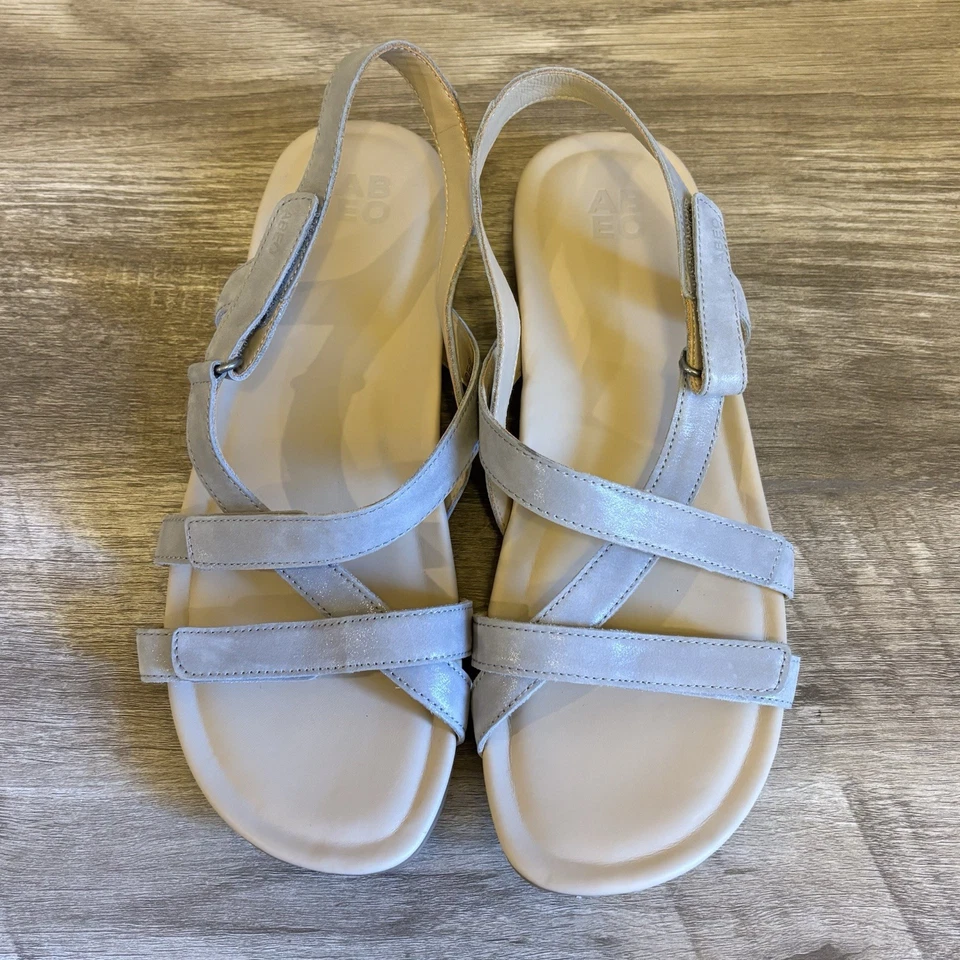 Sandalias con tirantes Abeo Ollie soporte ortopédico para arco talla 9,5 Foto 3 de 4