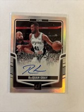2024-25 Panini Donruss - Signature Series RaiQuan Gray #SS-RQG (AU, RC)