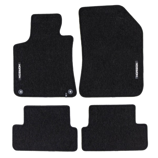 Velours FußMatten FüR Peugeot 308 II 2013-21 Autoteppich Automatten Schwarz 4Tlg-image