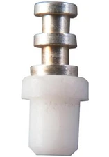 1PC Turret Solder / Press Mount Terminal, Insulated, 2.11 mm, Silver, 7.12 mm,