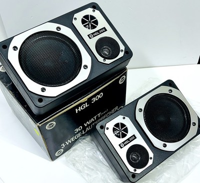 HGS-Electronic HGL-300 CAR 3-Way Speaker System/Lautsprecher Oldtimer NOS/OVP