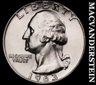 1963 Washington Quarter- Silver- Choice Gem Brilliant Unc Luster #J7144