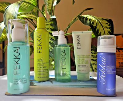 Fekkai Set ,AntiFrizz Straight Balm,Detox Rinse,RootLift & Shine Finish Cream