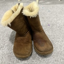 Ugg Kids Bailey Bow Chestnut Boots Size 3 Chestnut 1017394k Outdoor Winter