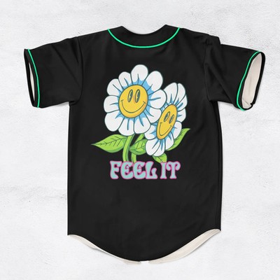 Custom Name - ALLEYCVT   Feel It rave Baseball Jersey for EDM Festivals Gift
