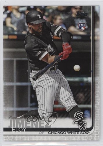 Eloy Jimenez [Black Jersey] #670 2019 Topps Complete Set card