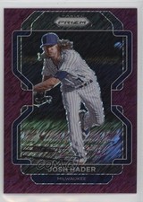 2022 Panini Prizm Tier II Purple Shimmer Prizm 3/7 Josh Hader #130 1cx3