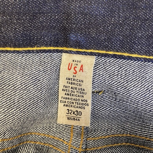 RRL Double RL Slim Fit USA Woven Selvedge Denim Rigid Wash Jeans Men's 32x30 - Picture 3 of 13