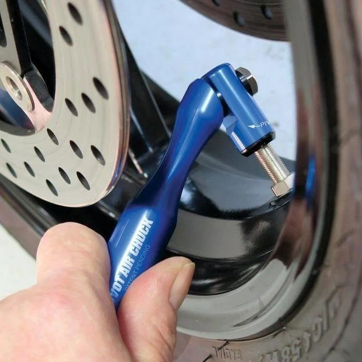 Portabrocas de aire de relleno Motion Pro cabeza de ángulo pivote ATV válvula de presión de neumáticos fabricante de equipos originales Foto 3 de 3