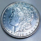 1893 Morgan Silver Dollar Beautiful AU/BU Coin Rare Date
