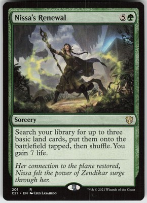 Nissa's Renewal 201 Commander 2021 R