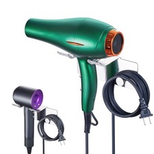 Hair Dryer Holder Wall Mounted Stainless Steel Hair Tool Organizer Blow Dryer Ho