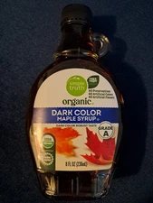 🍁 Simple Truth Organic Grade A Dark Color Robust Taste Maple Syrup - 8 fl oz