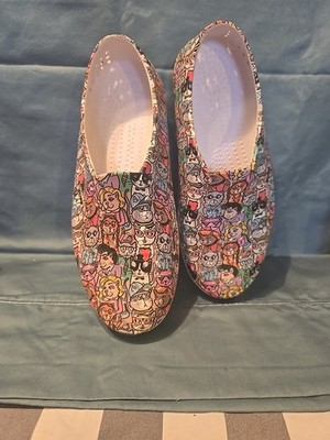 Bobs 4 Cats From Skechers Women's Memory Foam Cat Flexpadrilles Shoes Size 8  
