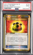 2012 POKEMON B&W BOUNDARIES CROSSED #153 ROCKY HELMET PSA 9
