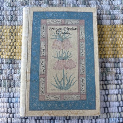 Springs of Indian Wisdom 1965 Herder Book Center New York Illustr Pocket G10