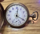 Antique 1911 OMEGA Hunter Case Pocket Watch 17 Jewels WORKING -Latch Not Closing