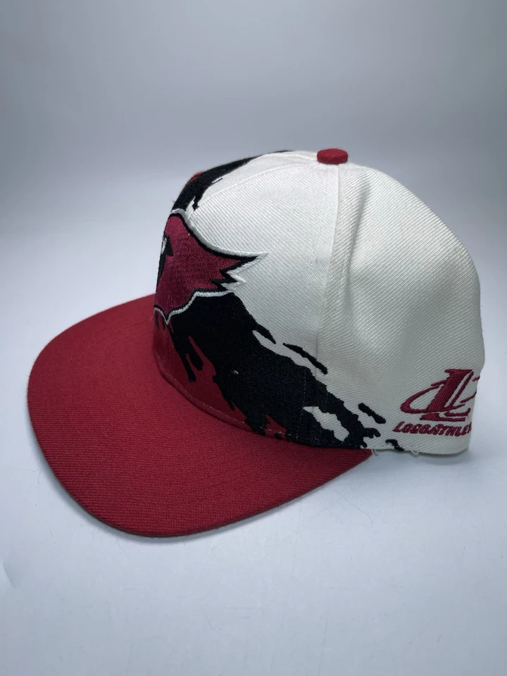Auténtico Snapback Vintage Pintura Salpicadura Logo Atlético Arizona Cardinals Pro Line Foto 3 de 4
