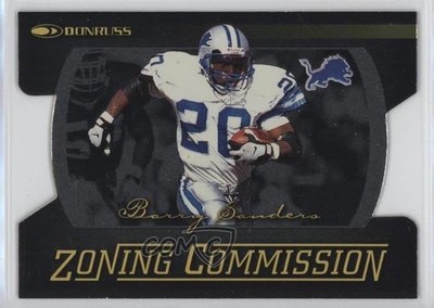 1999 Donruss Zoning Commission 615/1000 Barry Sanders #ZC15 HOF 5r6