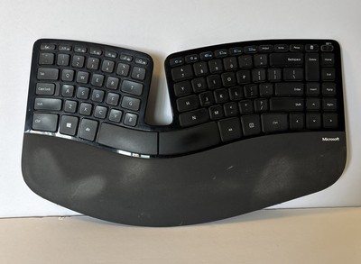 Microsoft Sculpt Keyboard Model 1559  Wireless Ergonomic No Dongle For Parts