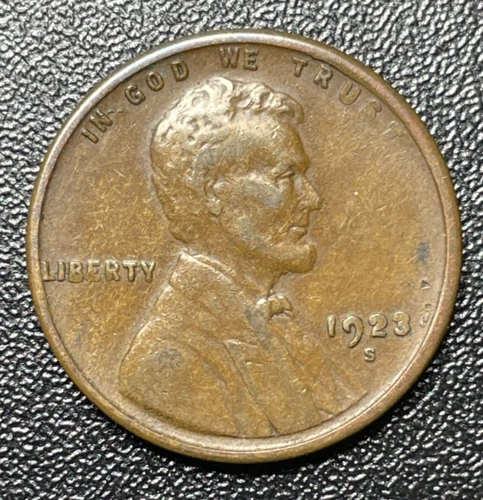 1923-S Lincoln Wheat Cent Very Fine VF Coin