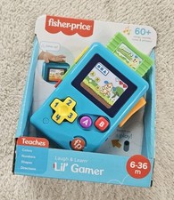 Fisher-Price Laugh & Learn Lil' Gamer Pretend Video Game Toy - 6-36 months - New
