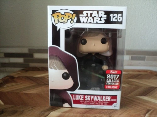 Funko Pop! Vinyl Star Wars Luke Skywalker 126 Exclusive 2017 Galactic Convention
