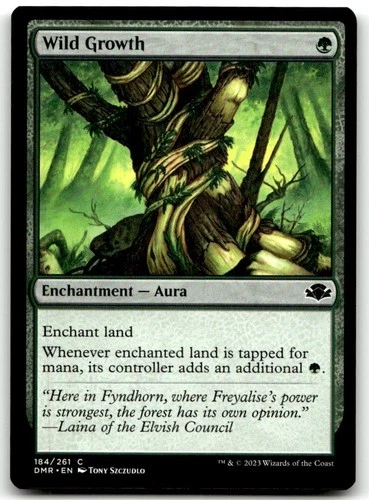Wild Growth C Dominaria Remastered 184 NM - product listing photo