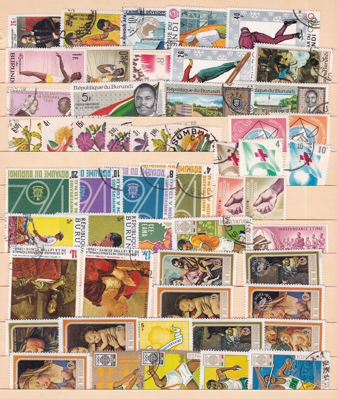 BURUNDI^^^x53  older  used collection (  TOPICALS  +++)  @x dco1429bur39