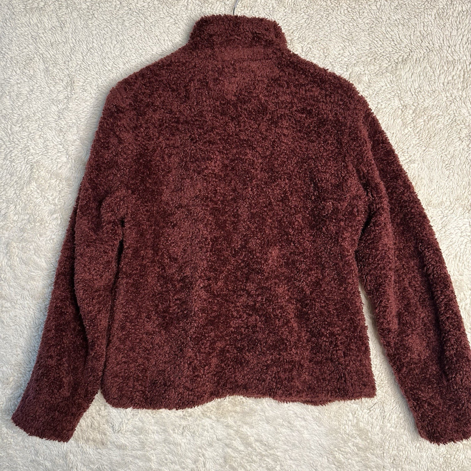 Pendleton Jacket Womens Medium Red Maroon Fleece - image 2
