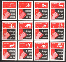 Matchbox label / Étiquettes boîtes d'allumettes - Portugal - Zodiaque - Neuf - B