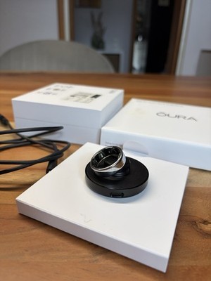 OURA Gen3 Horizon Smart Ring Größe 10 Silber