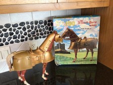 marx noble knights bravo horse w/ box. Bravo the armored horse, near complete 