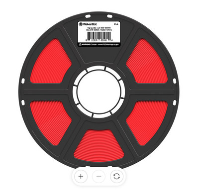 MakerBot 375 0045A PLA Filament 2.2 Lb True Color Series RED